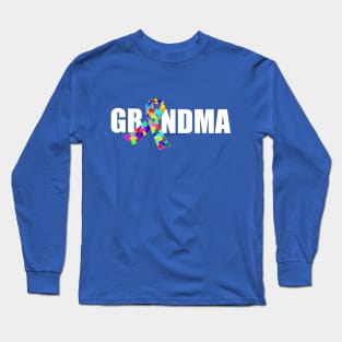 Cute Autism Grandma Long Sleeve T-Shirt